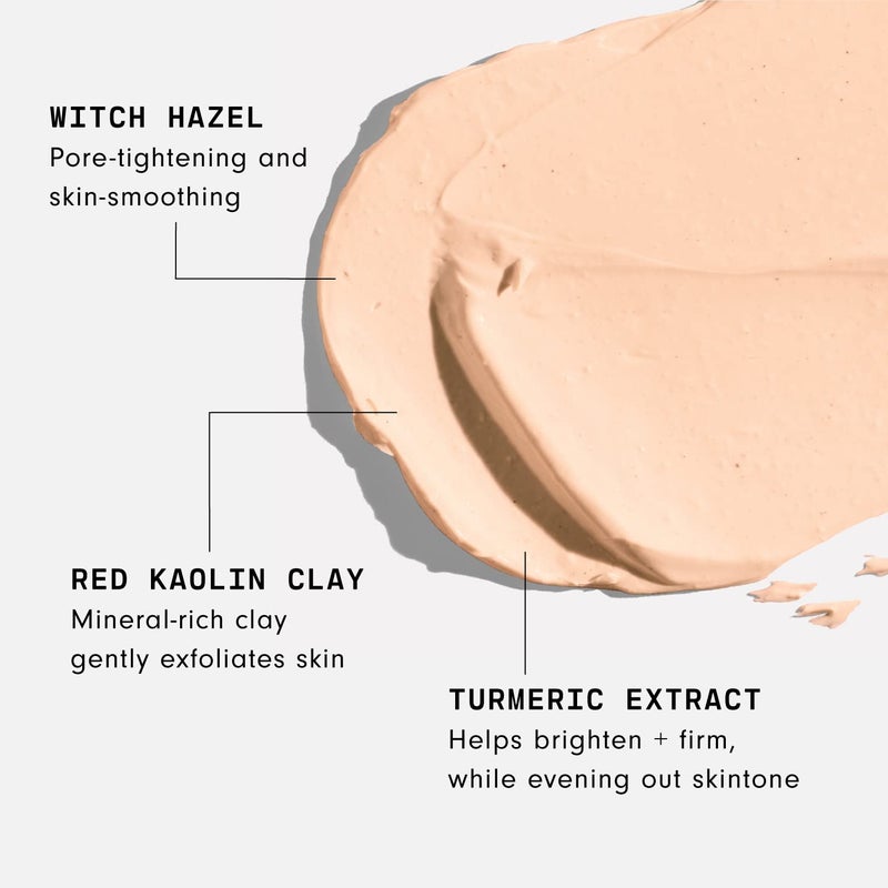 Versed Photos, Please - Tightening, Brightening Face Mask with Turmeric and Kaolin Clay - Pore-Tightening, Hydrating Facial Mask Exfoliates, Removes Blackheads, Evens Skin Tone (1.5 fl oz) - Image 2